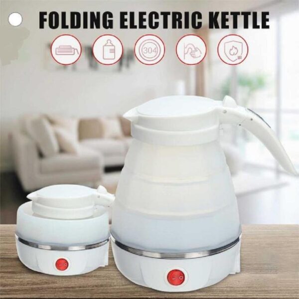 Travel Collapsible, Portable, Foldable Electric Kettle For Multi Use- 600ml